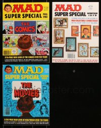 6d0540 LOT OF 3 MAD SUPER SPECIAL MAGAZINES 1979-1981 filled with great cartoon art & articles!