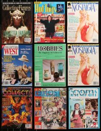 6d0506 LOT OF 9 COLLECTIBLES MAGAZINES 1970s-1990s filled with great images & articles!