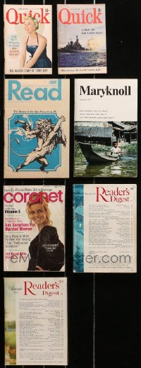 6d0517 LOT OF 7 DIGEST MAGAZINES 1950s-1970s filled with great images & articles!