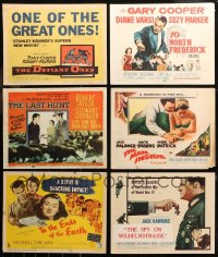 6d0405 LOT OF 6 TITLE CARDS 1950s great images from a variety of different movies!