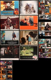 6d0348 LOT OF 38 HORROR/SCI-FI/FANTASY LOBBY CARDS 1960s-1990s great scenes from several movies!
