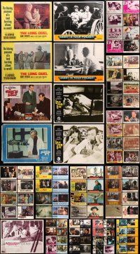 6d0309 LOT OF 137 LOBBY CARDS 1960s-1970s incomplete sets from a variety of different movies!