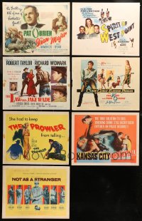 6d0402 LOT OF 7 TITLE CARDS 1940s-1950s great images from a variety of different movies!