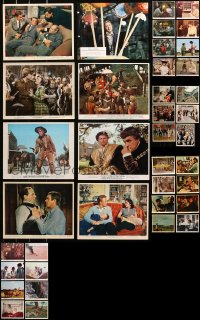 6d0629 LOT OF 38 COLOR 8X10 STILLS 1930s-1970s great scenes from a variety of different movies!
