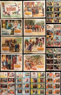 6d0399 LOT OF 9 COMPLETE SETS OF LOBBY CARDS 1940s-1960s from a variety of different movies!