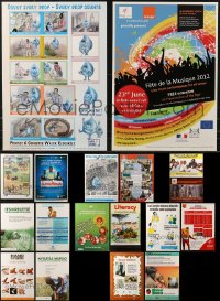 6d0959 LOT OF 18 UNFOLDED NON-U.S. SPECIAL POSTERS 1990s-2010s a variety of cool images!
