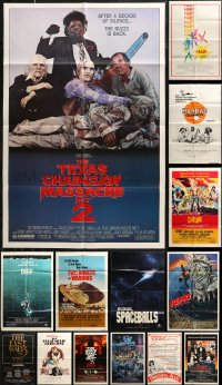 6d0271 LOT OF 18 FOLDED ONE-SHEETS 1970s-1980s great images from a variety of different movies!