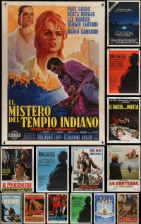 6d0033 LOT OF 14 FOLDED ITALIAN ONE-PANELS 1960s-1980s great images from a variety of movies!
