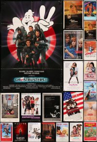 6d0209 LOT OF 68 FOLDED ONE-SHEETS 1970s-1980s great images from a variety of different movies!