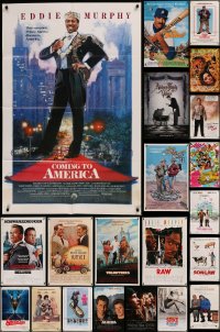6d0264 LOT OF 26 FOLDED COMEDY ONE-SHEETS 1980s-2000s great images from a variety of funny movies!