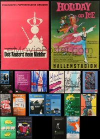 6d0952 LOT OF 21 UNFOLDED NON-U.S. SPECIAL POSTERS 1960s-2010s a variety of cool images!