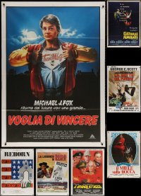 6d0039 LOT OF 7 FOLDED ITALIAN ONE-PANELS 1960s-1980s great images from a variety of movies!