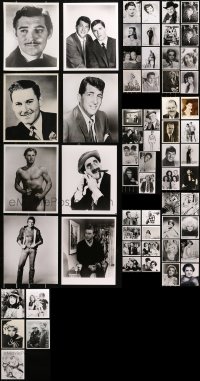 6d0719 LOT OF 61 8X10 REPRO PHOTOS 1980s a variety of portraits of top Hollywood stars!