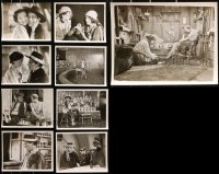 6d0673 LOT OF 9 RE-STRIKE 8X10 STILLS FROM THE UNKNOWN 1970s Tod Browning, Lon Chaney Joan Crawford