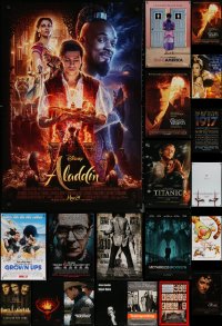 6d1011 LOT OF 23 UNFOLDED DOUBLE-SIDED 27X40 ONE-SHEETS 1990s-2010s a variety of cool movie images!