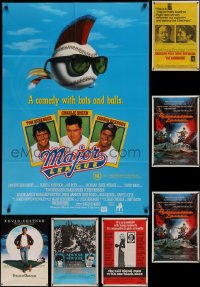 6d0285 LOT OF 13 FOLDED AUSTRALIAN AND U.S. ONE-SHEETS 1960s-1980s from a variety of movies!