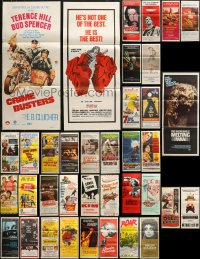 6d0138 LOT OF 43 FOLDED AUSTRALIAN DAYBILLS 1960s-1980s great images from a variety of movies!