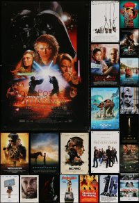 6d0984 LOT OF 29 UNFOLDED MOSTLY DOUBLE-SIDED 27X40 ONE-SHEETS 2000s-2010s cool movie images!