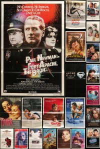 6d0240 LOT OF 38 FOLDED 1980S ONE-SHEETS 1980s great images from a variety of different movies!