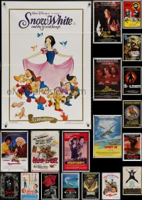 6d0139 LOT OF 24 FOLDED AUSTRALIAN ONE-SHEETS 1970s-1990s great images from a variety of movies!
