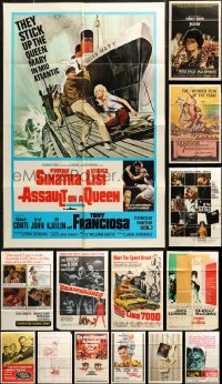 6d0268 LOT OF 20 FOLDED 1960S ONE-SHEETS 1960s great images from a variety of different movies!