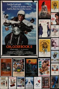 6d0208 LOT OF 70 FOLDED ONE-SHEETS 1970s-1990s great images from a variety of different movies!