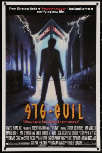 6f0805 976-EVIL 1sh 1988 directed by Robert Englund, horror has a brand new number, phone booth art!