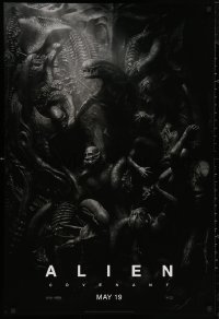 6f0812 ALIEN COVENANT style C teaser DS 1sh 2017 Ridley Scott, Fassbender, incredible sci-fi image!
