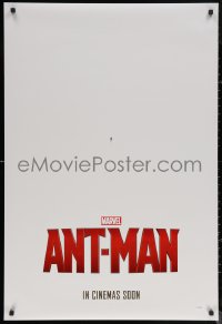 6f0817 ANT-MAN int'l teaser DS 1sh 2015 Paul Rudd in title role, Douglas, Lilly!