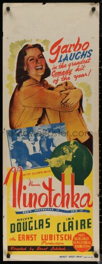 6f0484 NINOTCHKA long Aust daybill 1940 Greta Garbo, Melvyn Douglas, directed by Ernst Lubitsch