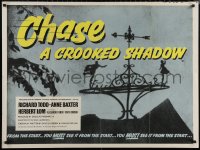 6f0624 CHASE A CROOKED SHADOW British quad 1958 Anne Baxter, Todd, you must see it from the start..!