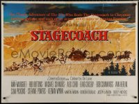 6f0663 STAGECOACH British quad 1966 Ann-Margret, Buttons, Crosby, Norman Rockwell art, ultra rare!
