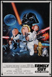 6f0259 FAMILY GUY BLUE HARVEST 24x36 Canadian commercial poster 2007 Star Wars style C parody!