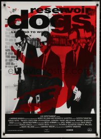6f0278 RESERVOIR DOGS 25x35 English commercial poster 1992 Tarantino, Keitel, Madsen, Roth!