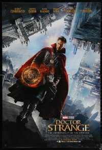 6f0892 DOCTOR STRANGE int'l advance DS 1sh 2016 different slanted image of Cumberbatch in title role!