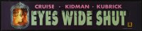 6f0131 EYES WIDE SHUT DS mylar marquee 1999 Kubrick, Tom Cruise & Nicole Kidman reflected in mirror!