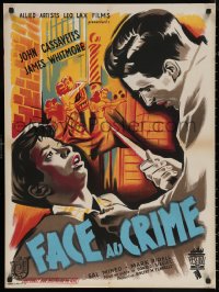 6f0503 CRIME IN THE STREETS French 23x32 1957 Don Siegel, Sal Mineo & 1st John Cassavetes, Desme art