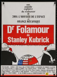 6f0504 DR. STRANGELOVE French 23x30 R1970s Stanley Kubrick classic, Peter Sellers, Tomi Ungerer art!