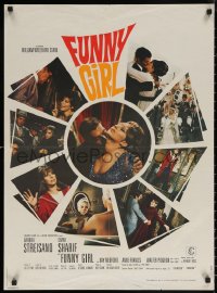 6f0507 FUNNY GIRL French 23x31 1969 Barbra Streisand, Omar Sharif, directed by William Wyler!