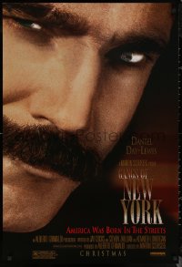 6f0928 GANGS OF NEW YORK advance DS 1sh 2002 Martin Scorsese, close-up of Daniel Day-Lewis!