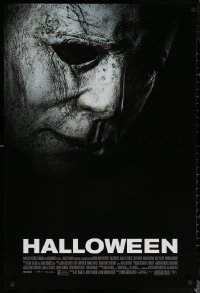 6f0953 HALLOWEEN DS 1sh 2018 Jamie Lee Curtis as Strode, Castle, image of Michael Meyers!