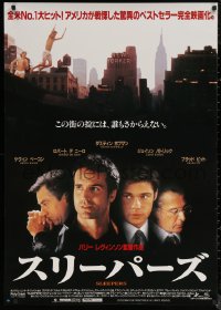 6f0472 SLEEPERS Japanese 29x41 1997 Robert De Niro, Dustin Hoffman, Jason Patric, Brad Pitt!