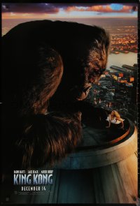 6f0993 KING KONG teaser DS 1sh 2005 Naomi Watts & ape on rooftop of Empire State Building!