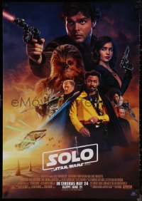 6f0449 SOLO advance Lebanese 2018 A Star Wars Story, Howard, full color style cast montage!