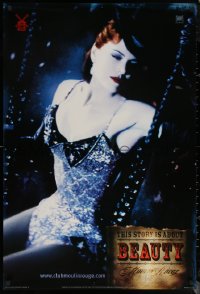 6f1046 MOULIN ROUGE style B int'l DS teaser 1sh 2001 image of sexy Nicole Kidman, it's about beauty!