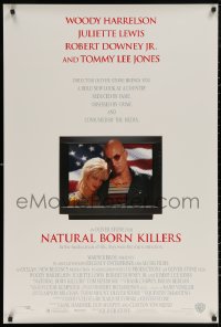 6f1051 NATURAL BORN KILLERS DS 1sh 1994 Oliver Stone, Woody Harrelson & Juliette Lewis on TV!