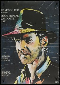 6f0106 RAIDERS OF THE LOST ARK limited edition Polish reprint 2015 different art by Lakomski!
