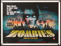 6f0145 DAWN OF THE DEAD 19x24 REPRO poster 2000s Romero, no more room in HELL, cool Chantrell art!
