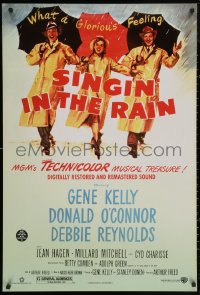 6f1110 SINGIN' IN THE RAIN DS 1sh R2000 Gene Kelly, Donald O'Connor, Debbie Reynolds!