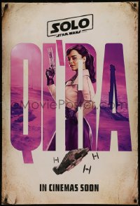 6f1111 SOLO int'l teaser DS 1sh 2018 A Star Wars Story, Howard, sexy Emilia Clarke as Qi'ra!
